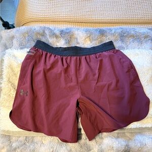 Men’s Under Armour Burgundy Athletic Shorts